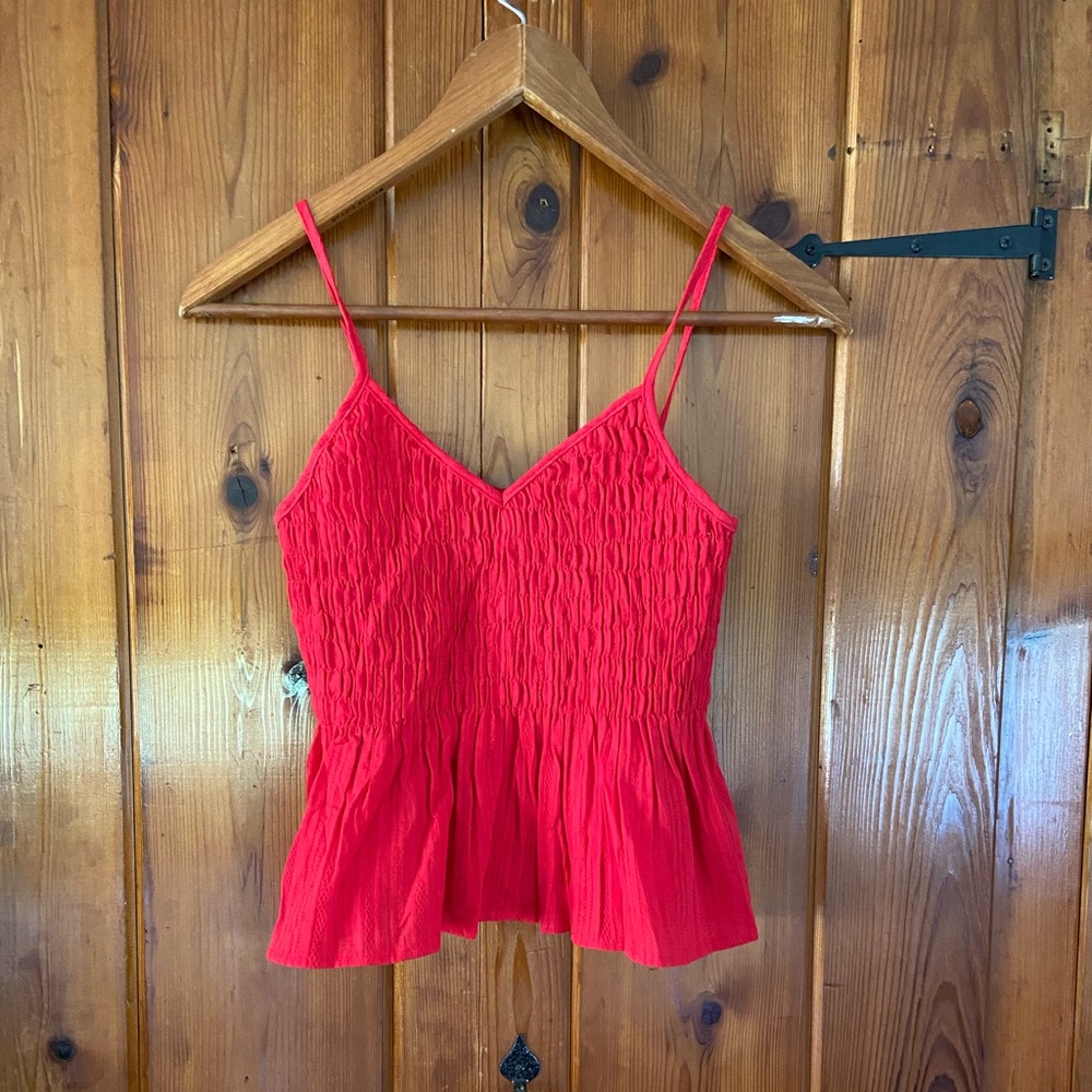 Red stretch cami top♥️